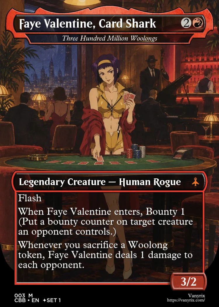 Faye Valentine, Card Shark