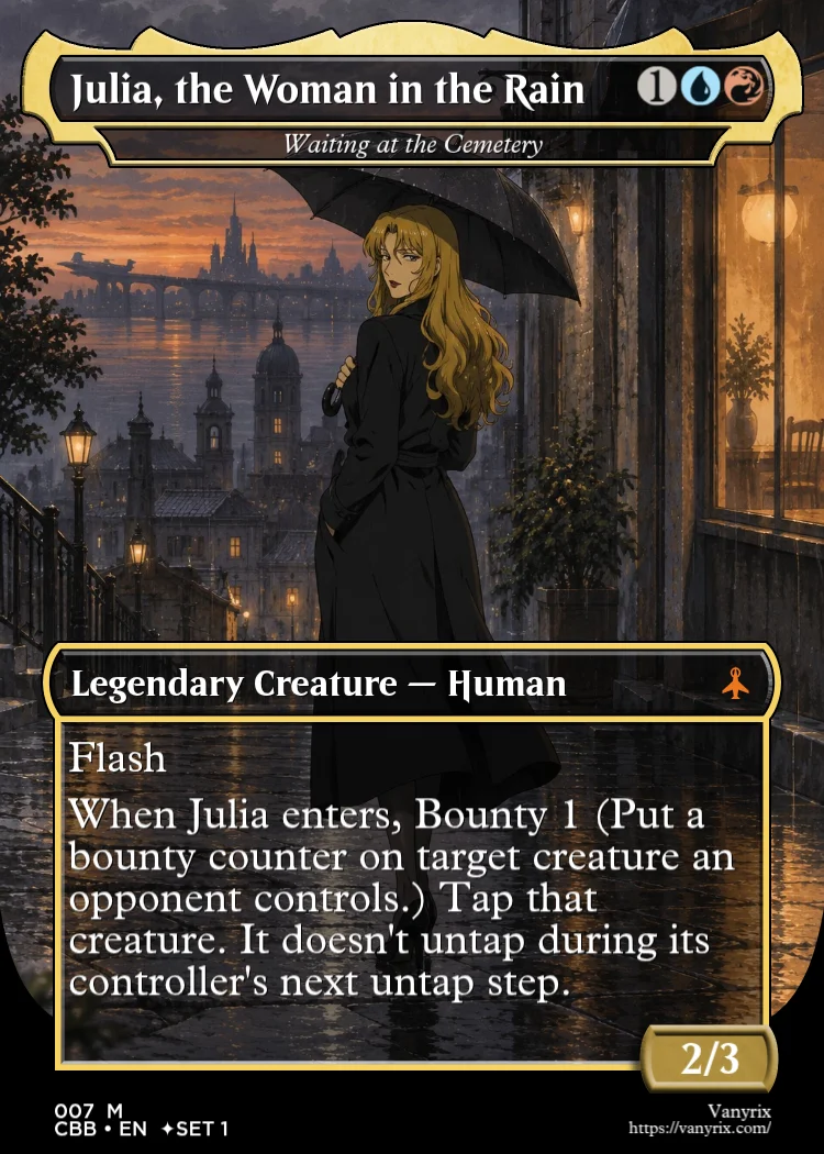 Julia, the Woman in the Rain