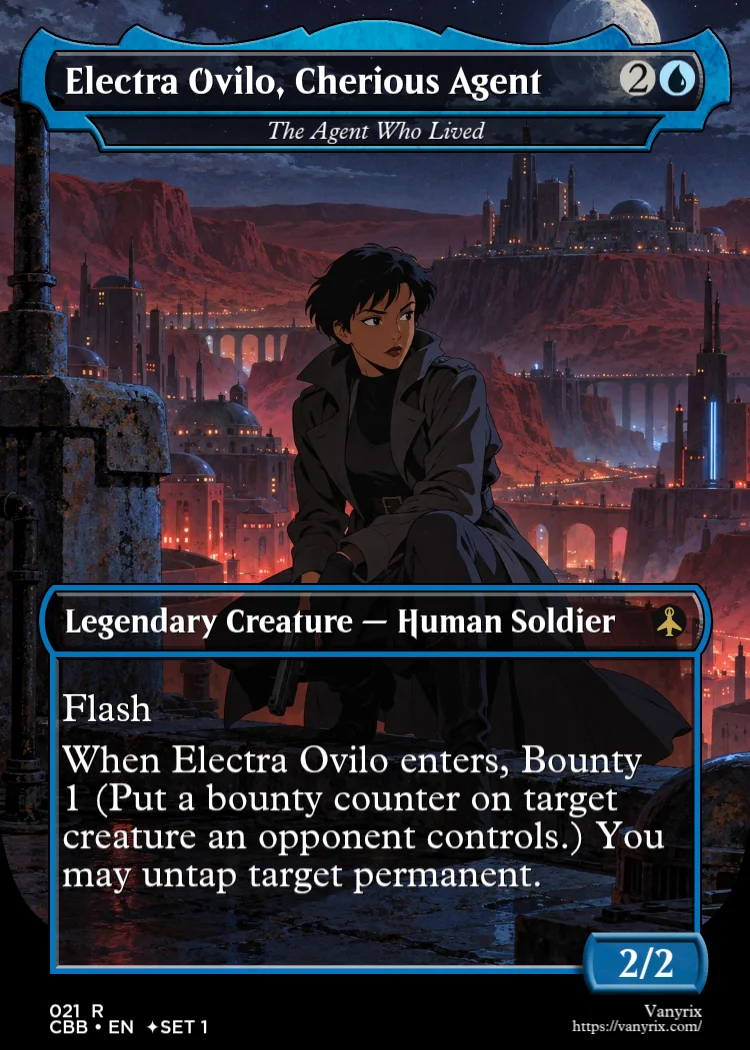 Electra Ovilo, Cherious Agent