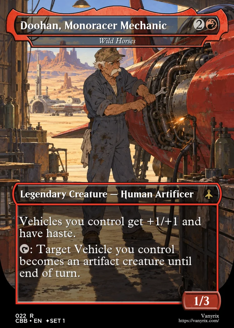 Doohan, Monoracer Mechanic