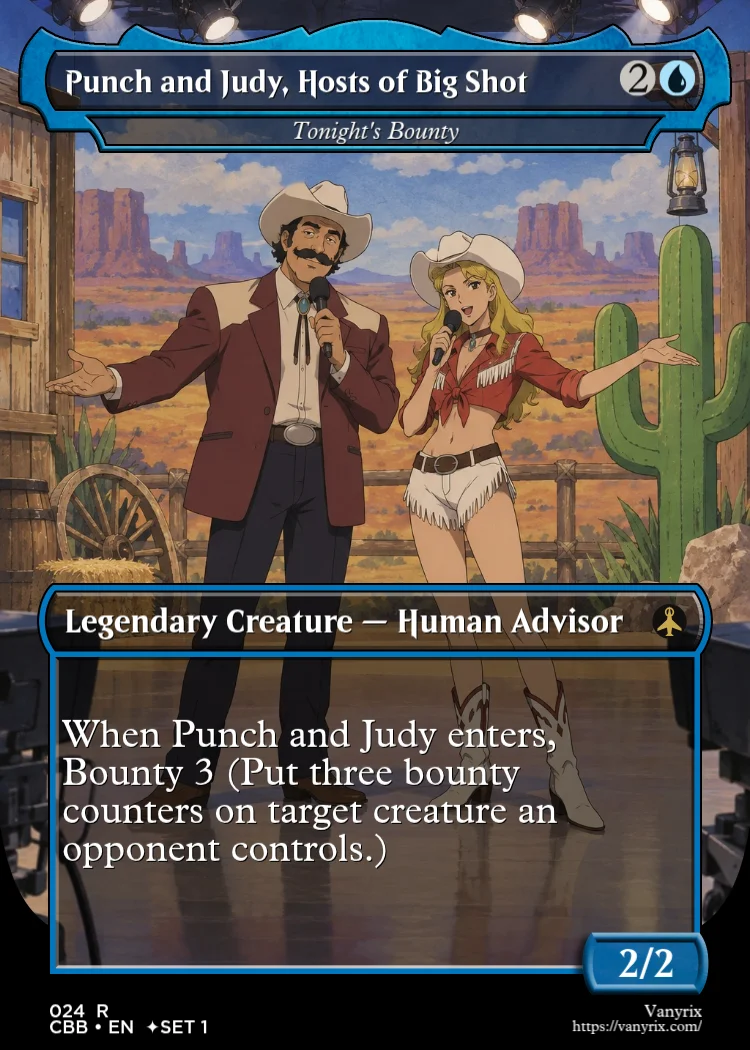 Punch and Judy, Hosts of Big Shot
