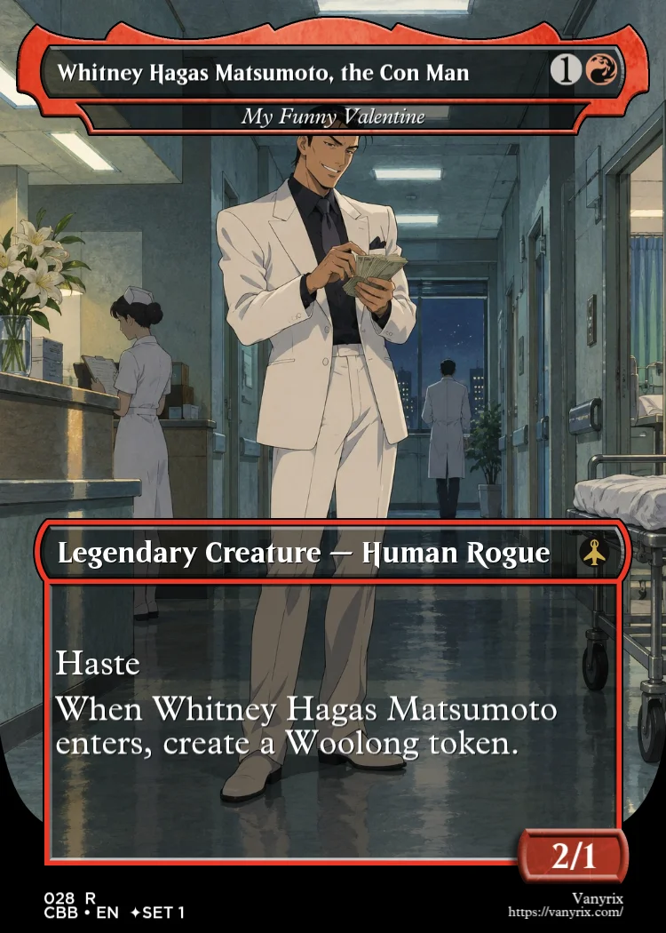 Whitney Hagas Matsumoto, the Con Man