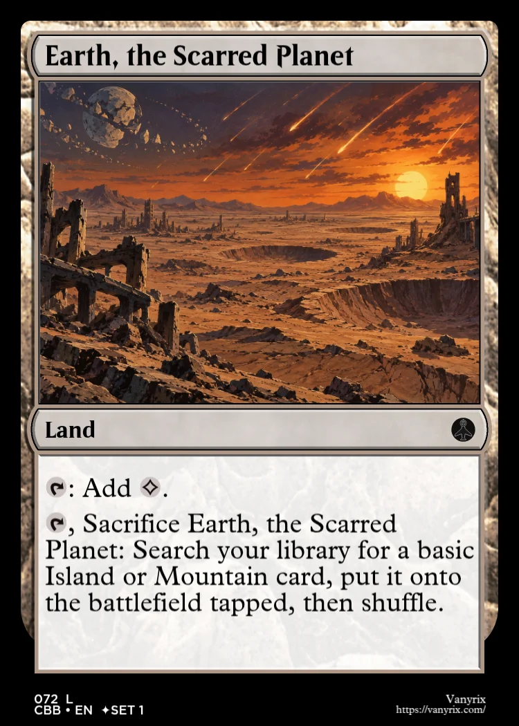 Earth, the Scarred Planet