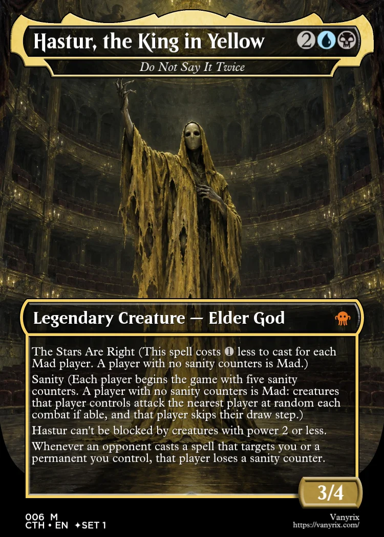 Hastur, the King in Yellow