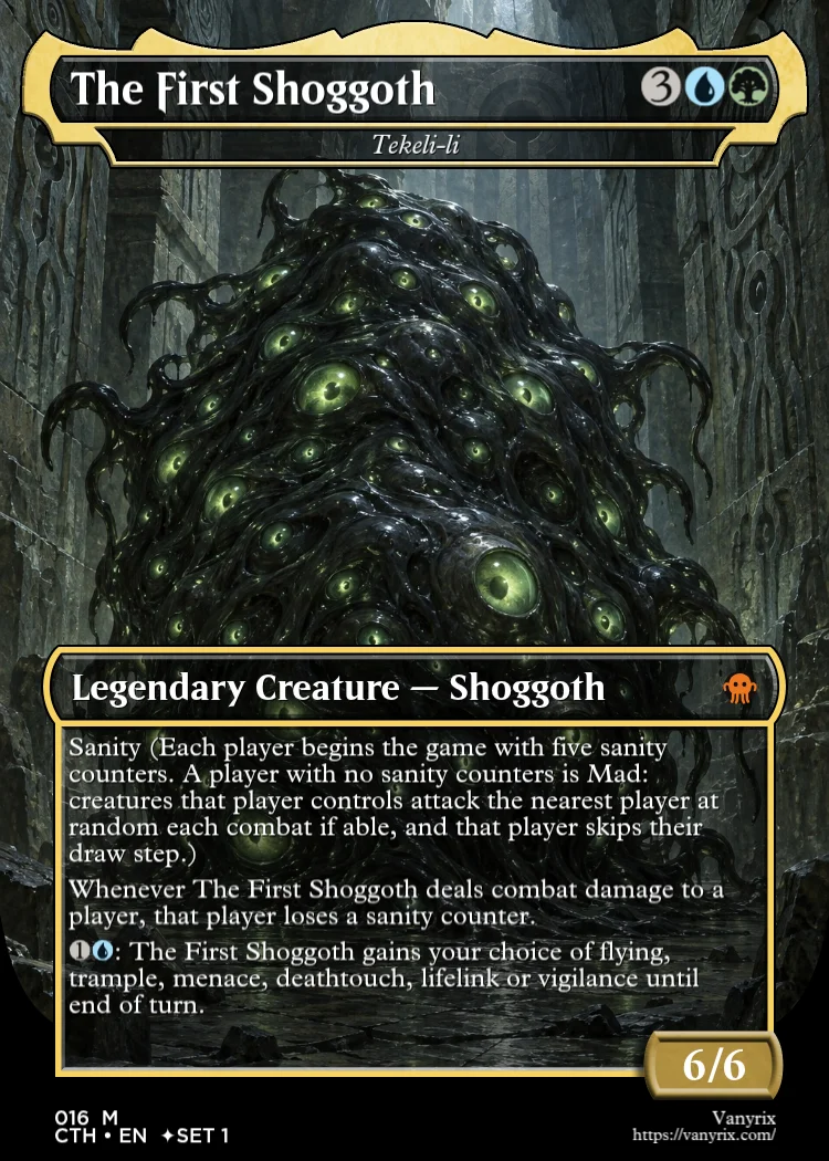 The First Shoggoth