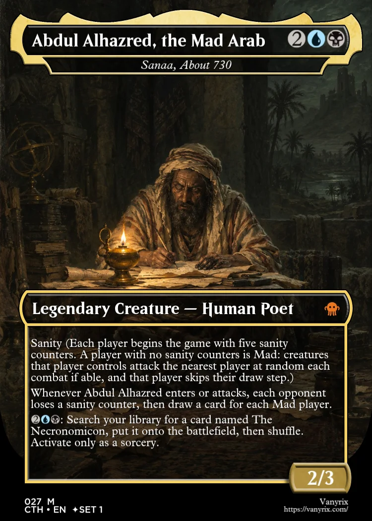 Abdul Alhazred, the Mad Arab