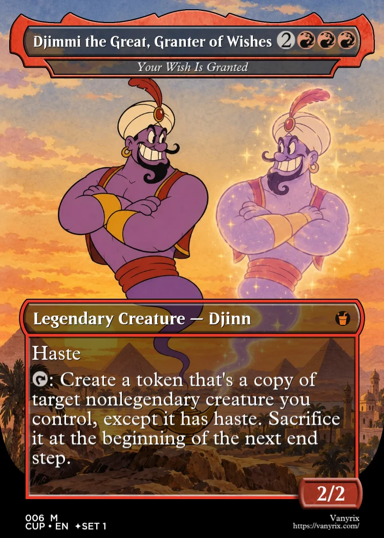 Djimmi the Great, Granter of Wishes