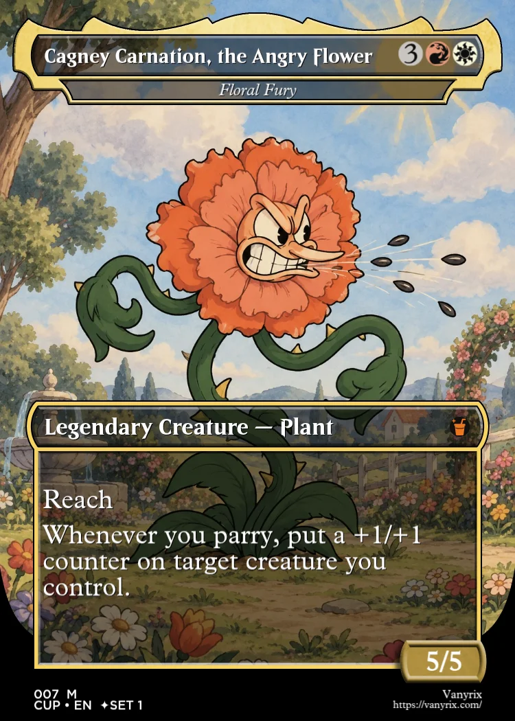 Cagney Carnation, the Angry Flower