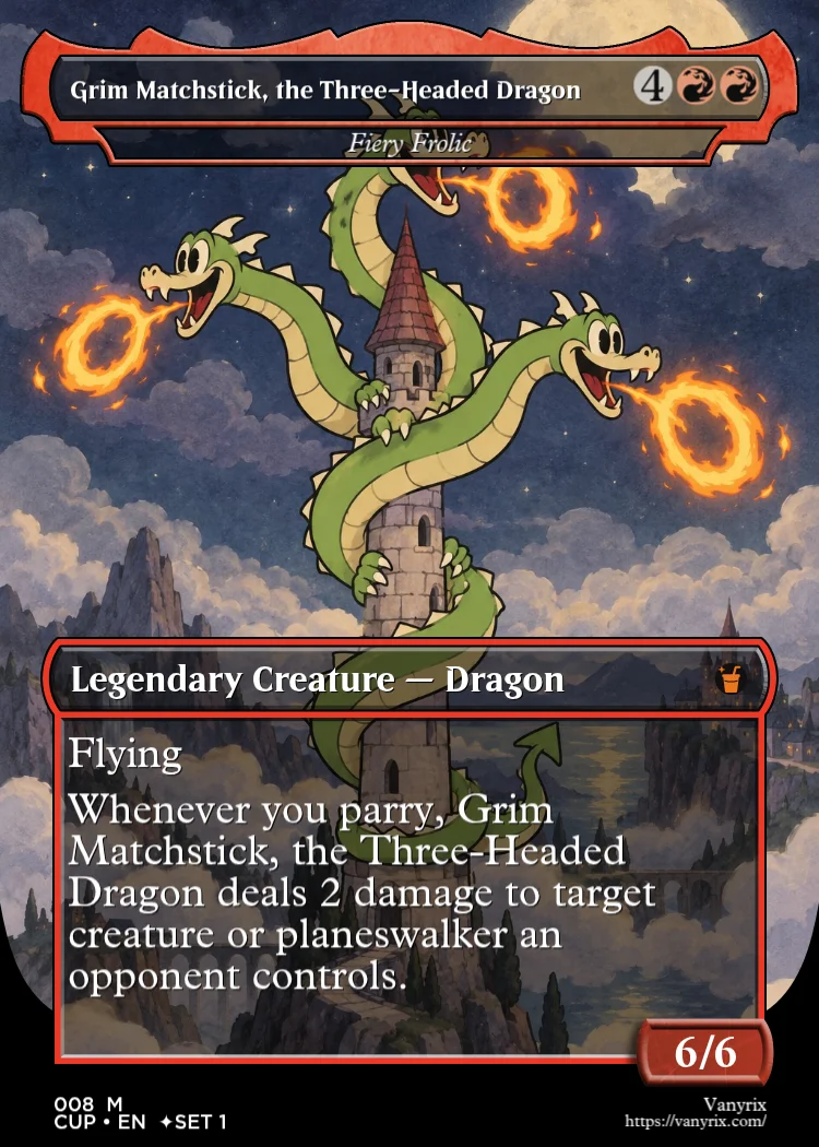 Grim Matchstick, the Three-Headed Dragon