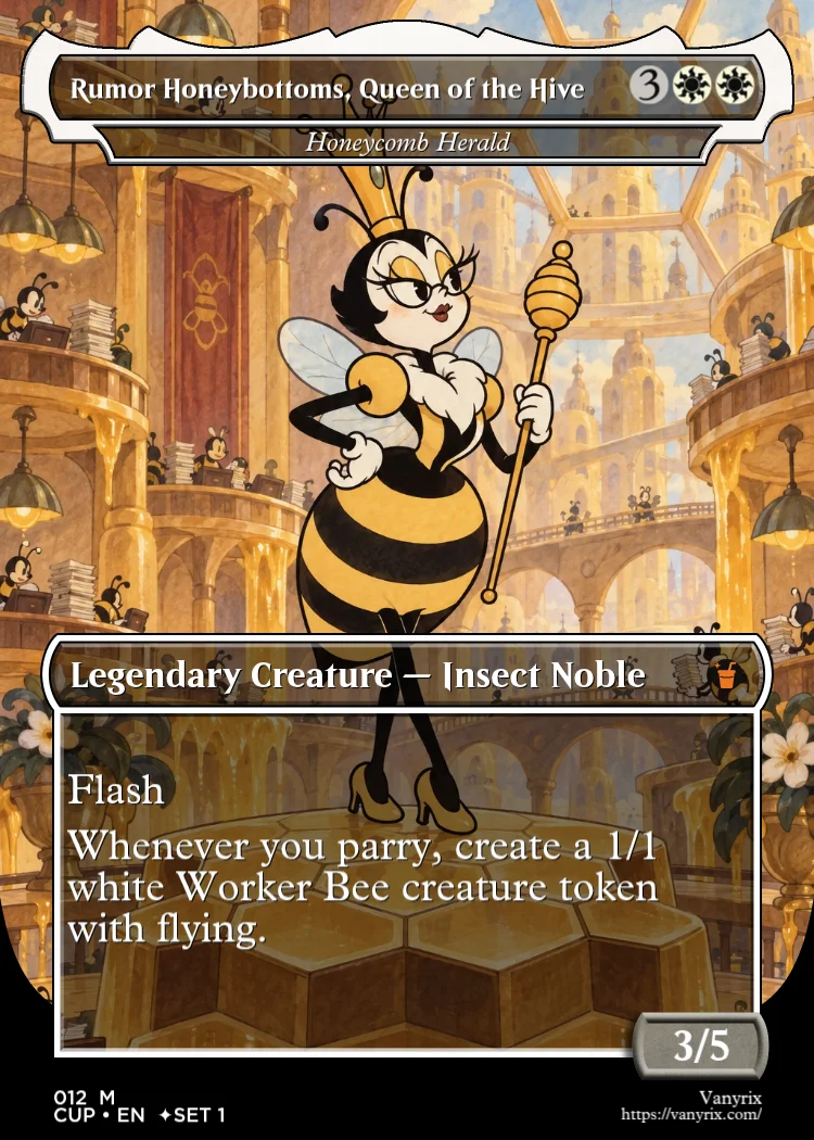 Rumor Honeybottoms, Queen of the Hive