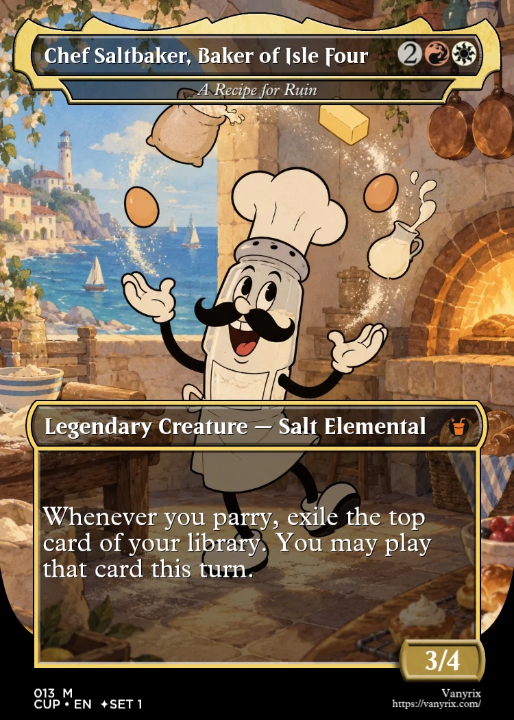 Chef Saltbaker, Baker of Isle Four