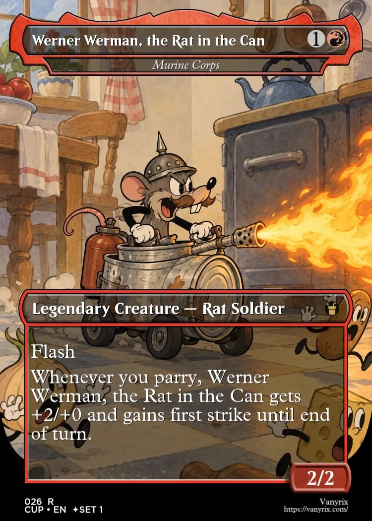 Werner Werman, the Rat in the Can