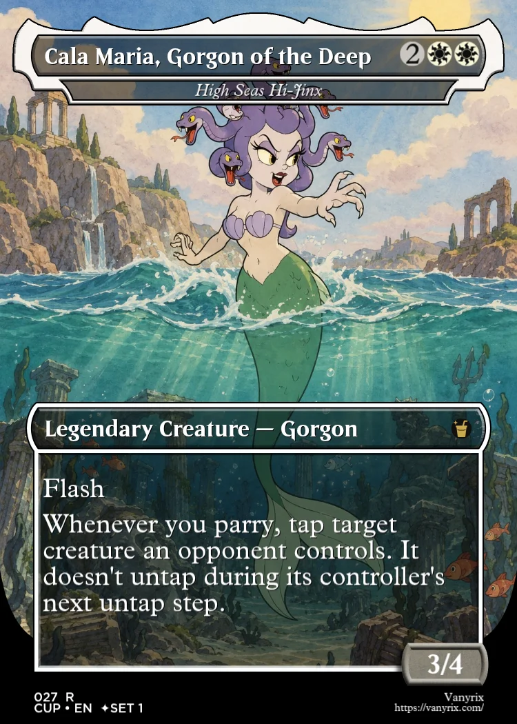 Cala Maria, Gorgon of the Deep