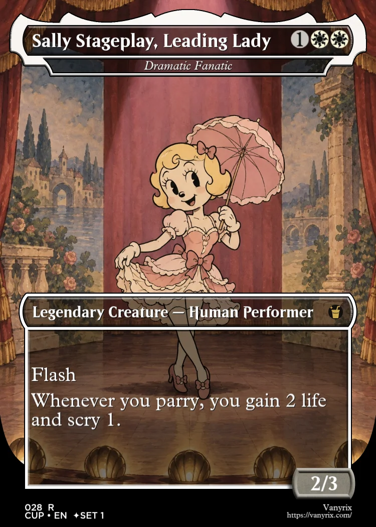 Sally Stageplay, Leading Lady