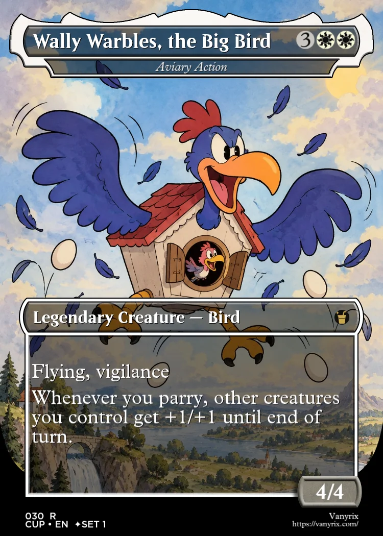 Wally Warbles, the Big Bird