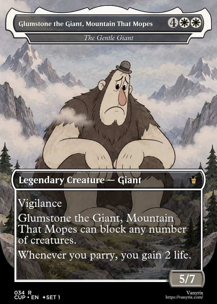 Glumstone the Giant, Mountain That Mopes