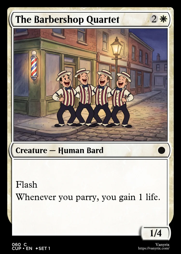 The Barbershop Quartet