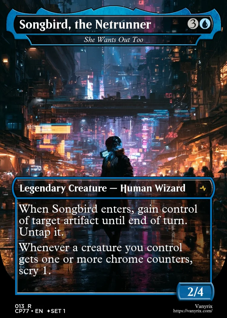 Songbird, the Netrunner