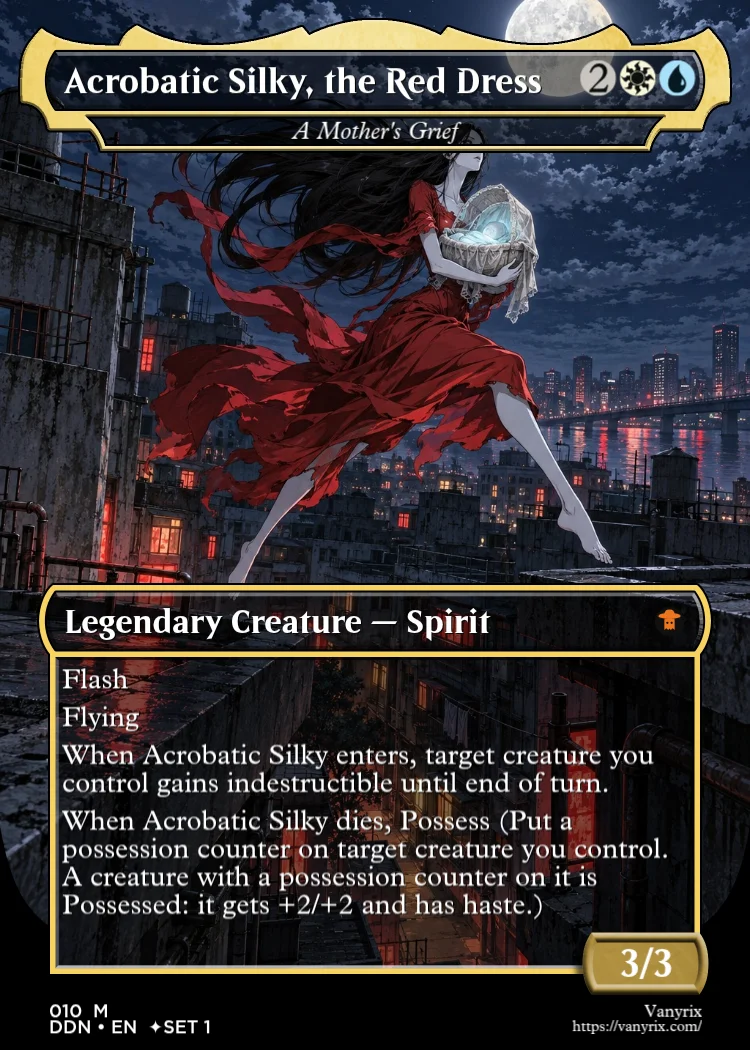 Acrobatic Silky, the Red Dress
