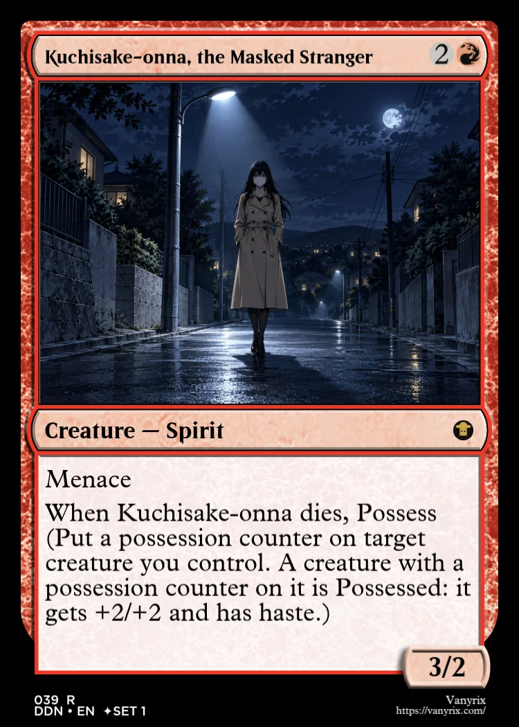 Kuchisake-onna, the Masked Stranger