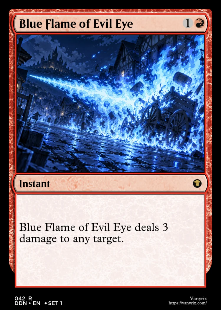Blue Flame of Evil Eye