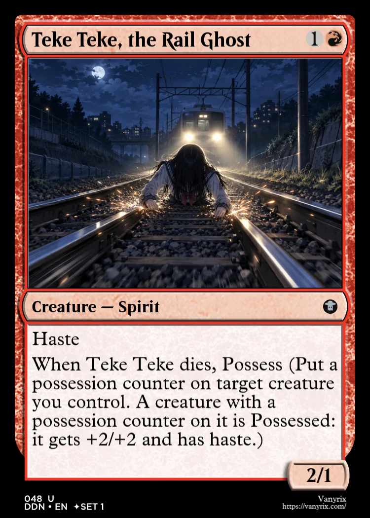 Teke Teke, the Rail Ghost