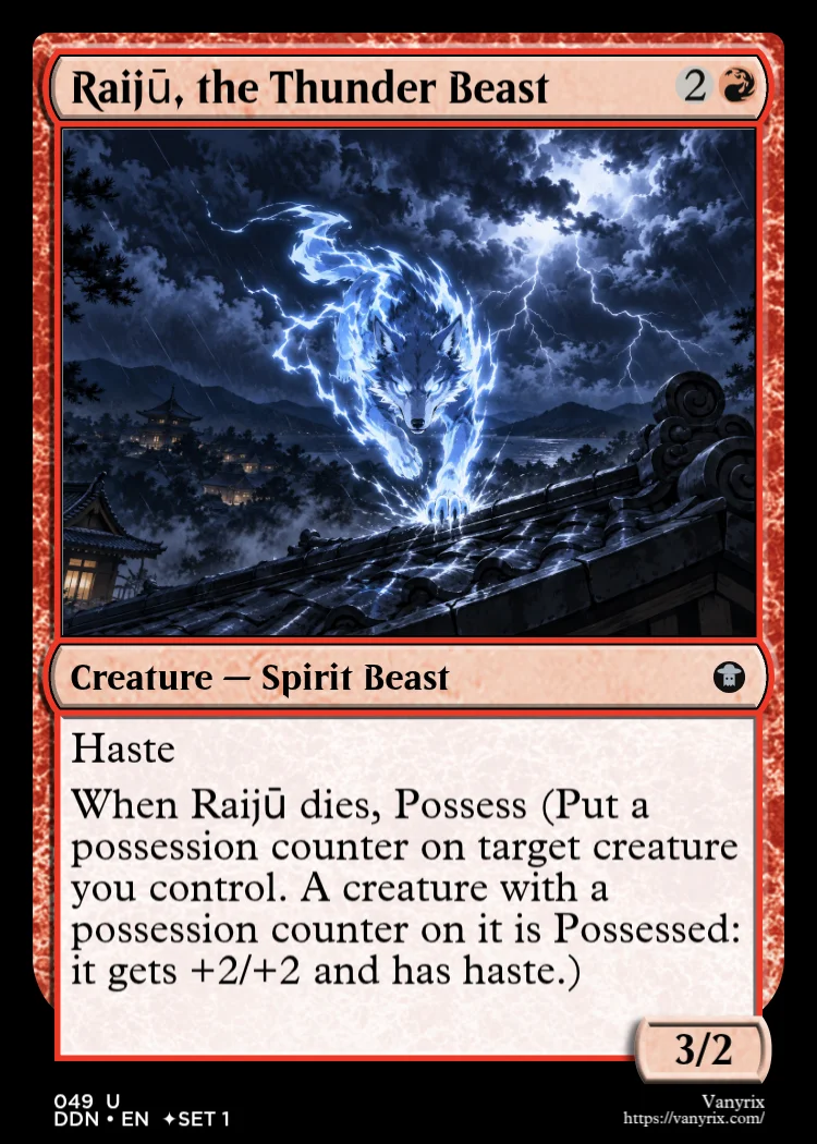 Raijū, the Thunder Beast