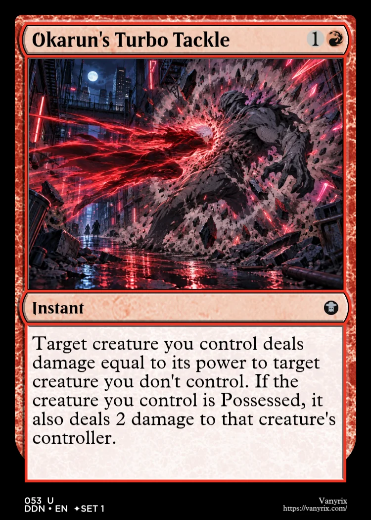 Okarun's Turbo Tackle