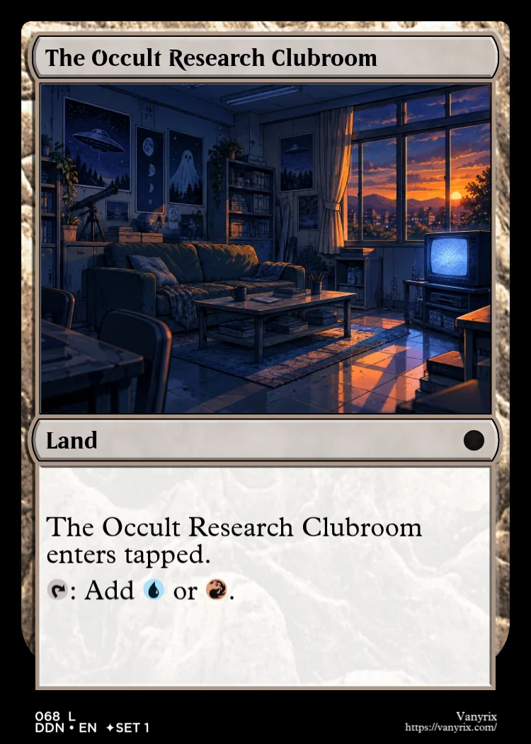 The Occult Research Clubroom