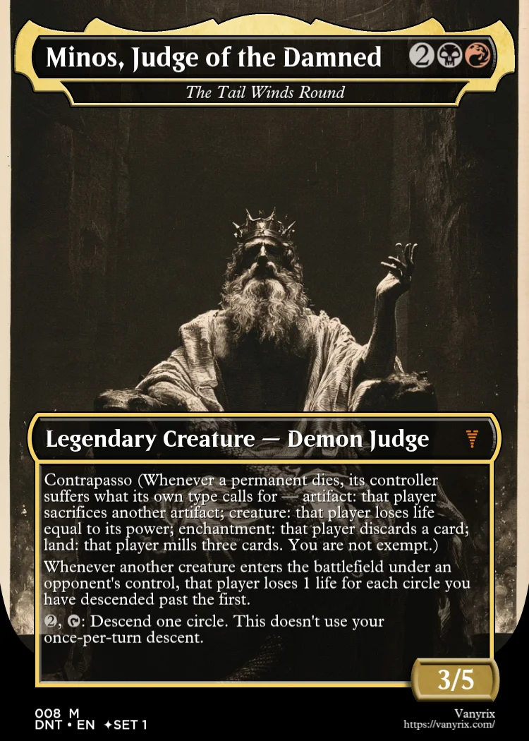 Minos, Judge of the Damned