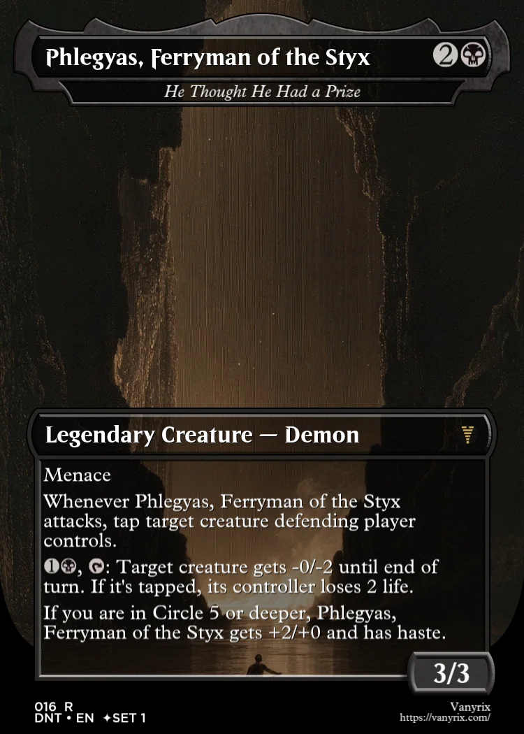 Phlegyas, Ferryman of the Styx