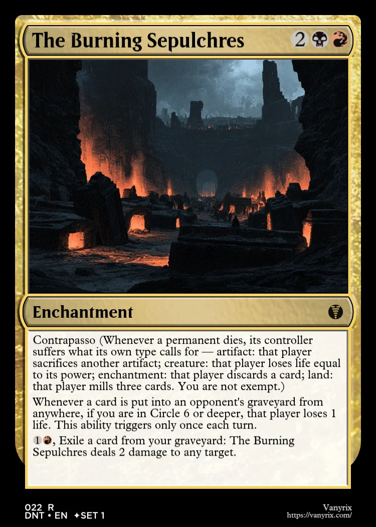 The Burning Sepulchres
