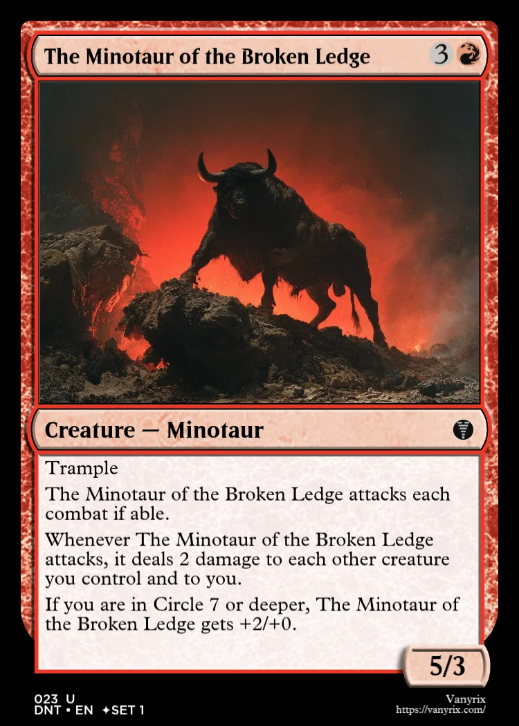 The Minotaur of the Broken Ledge