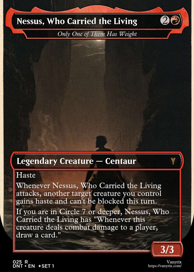 Nessus, Who Carried the Living