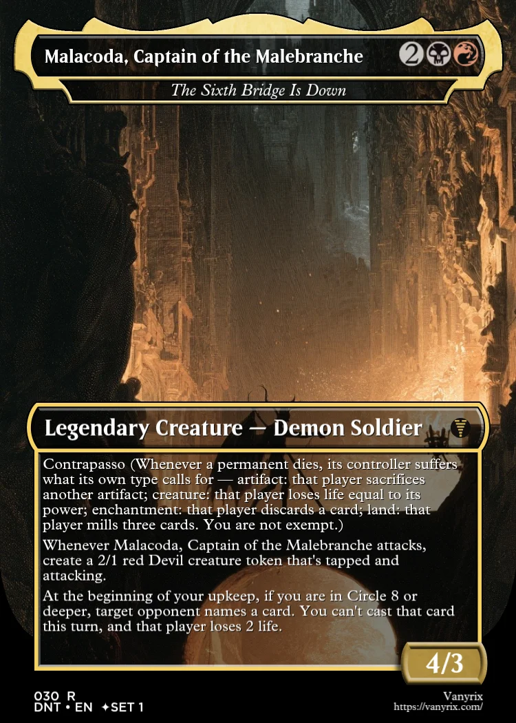 Malacoda, Captain of the Malebranche