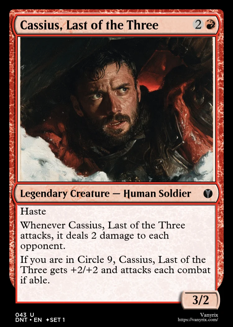 Cassius, Last of the Three