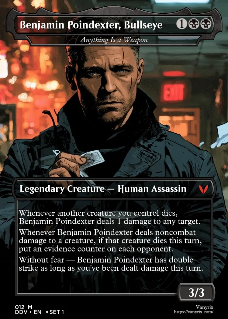 Benjamin Poindexter, Bullseye