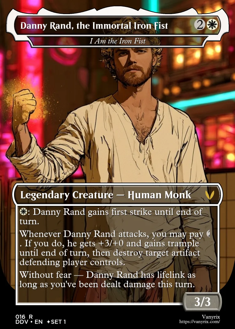 Danny Rand, the Immortal Iron Fist