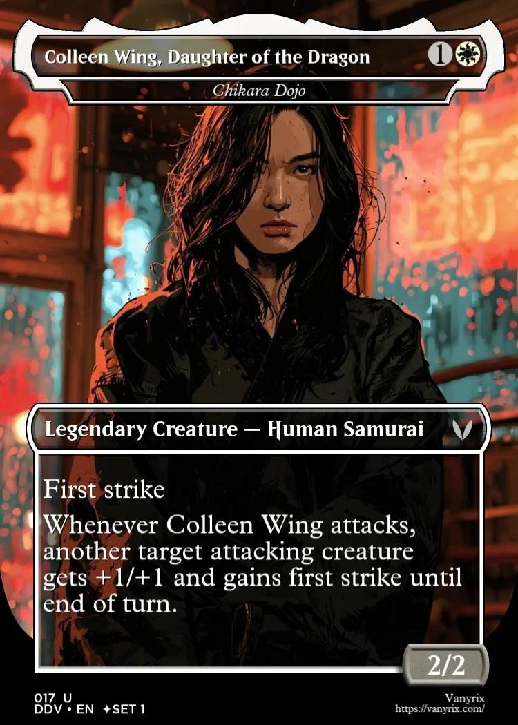 Colleen Wing, Daughter of the Dragon
