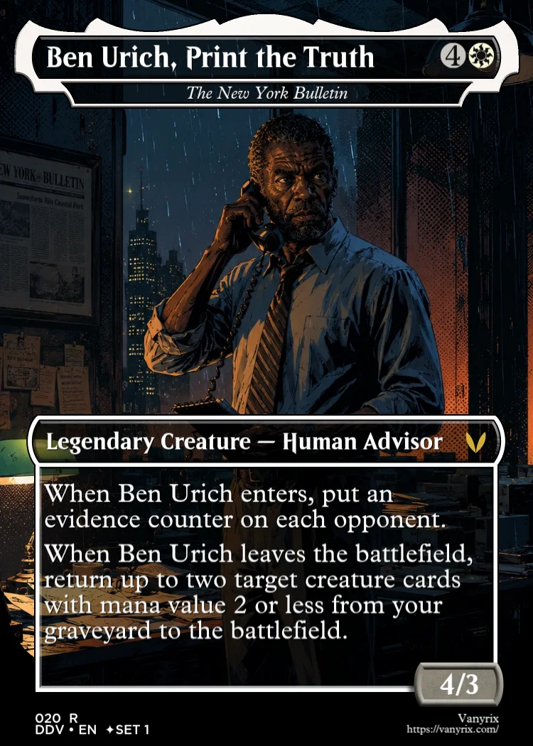 Ben Urich, Print the Truth