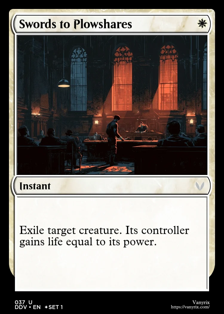 Swords to Plowshares