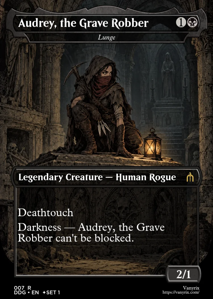 Audrey, the Grave Robber