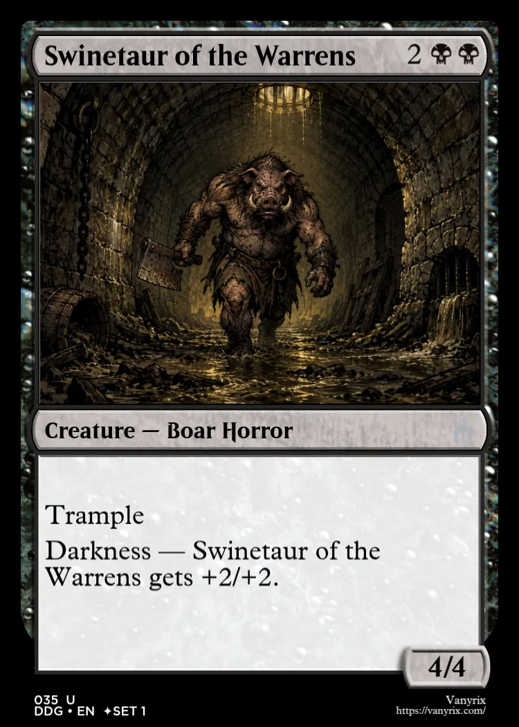 Swinetaur of the Warrens