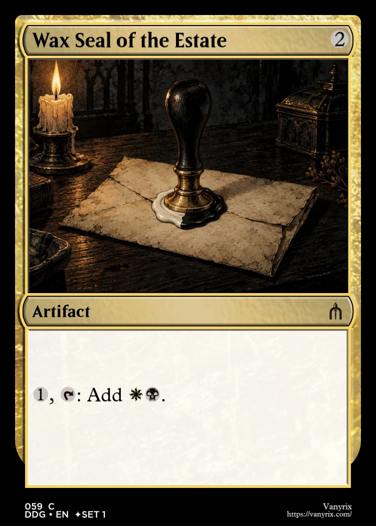 Wax Seal of the Estate
