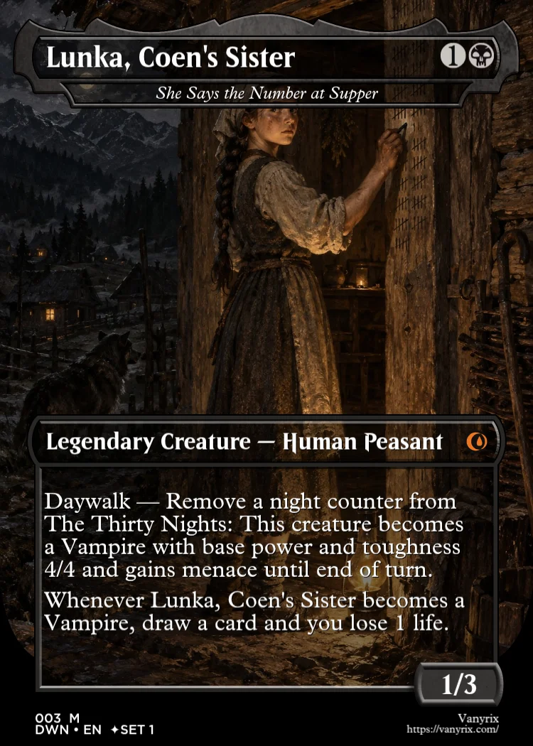 Lunka, Coen's Sister