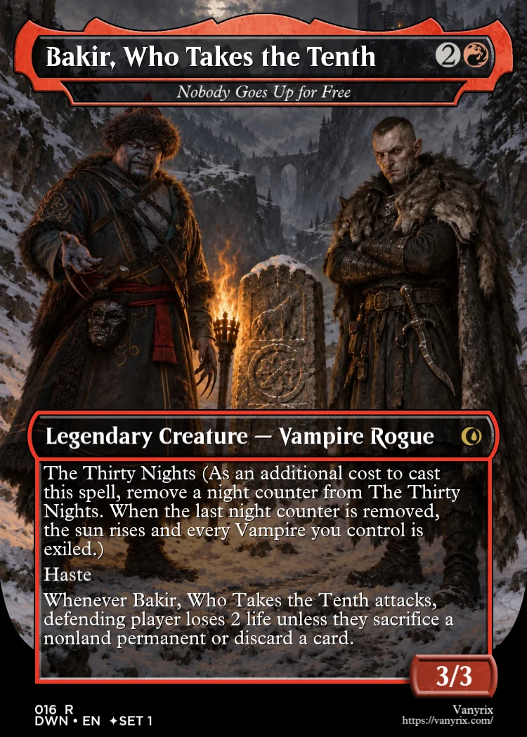 Bakir, Who Takes the Tenth