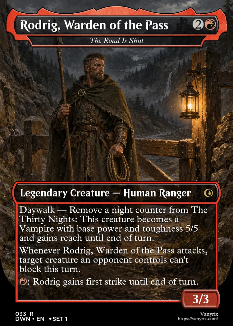 Rodrig, Warden of the Pass