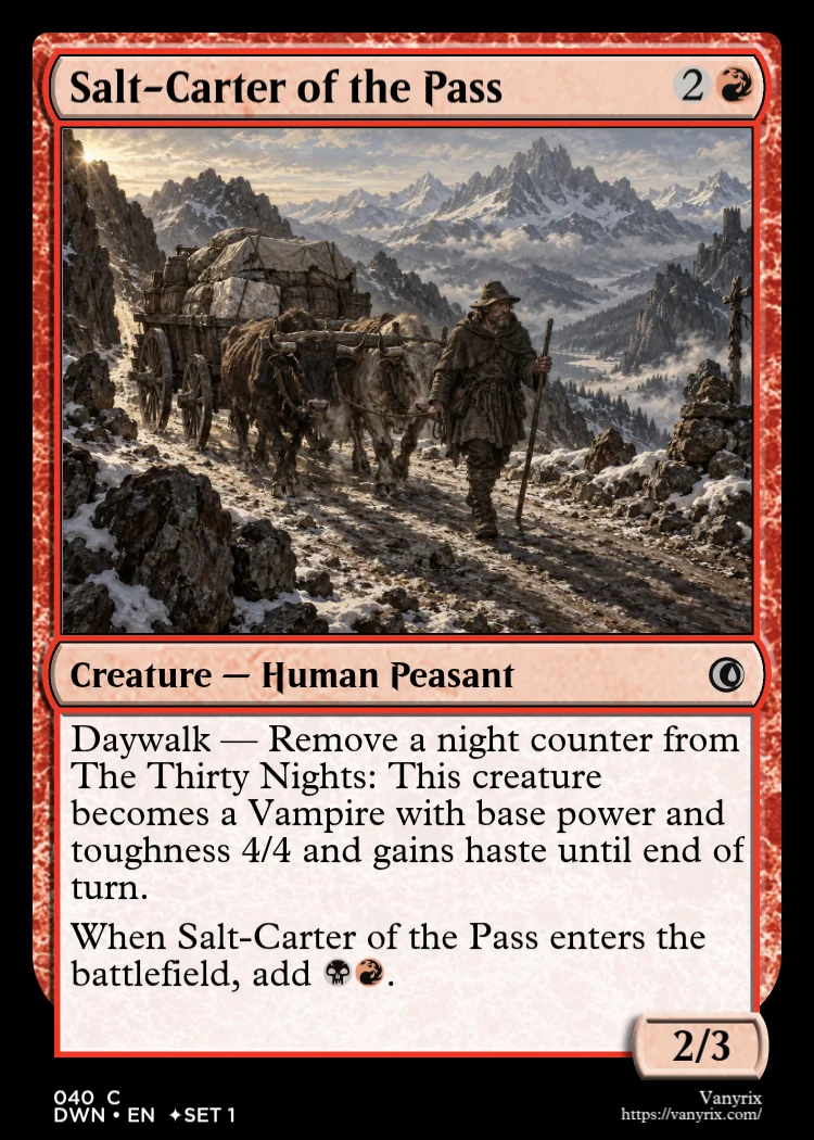 Salt-Carter of the Pass