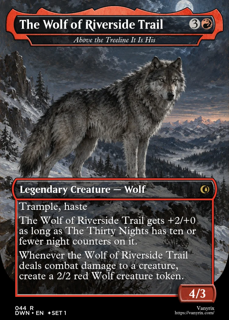 The Wolf of Riverside Trail