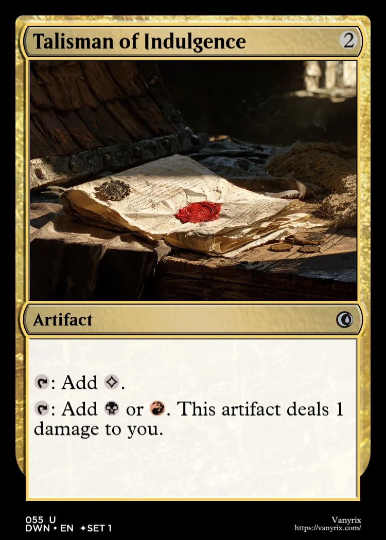 Talisman of Indulgence
